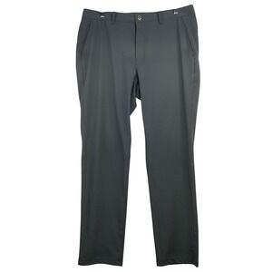 Bonobos Golf Pants Mens 36x32 Slim Fit Dark Gray Performance Trousers Grey